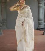 Woven design zari kanjeevaram saree
