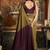 Mehendi green cotton blend saree with contrast pallu & unstiched blouse piece