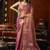 Pink tissue silk blend saree with cow butta weaving work