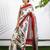 Floral printed pure cotton saree