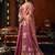 Pink tissue silk blend saree with cow butta weaving work