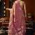 Pink tissue silk blend saree with cow butta weaving work