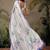 Floral satin digital print saree