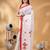 Geometric woven design pure cotton taant saree