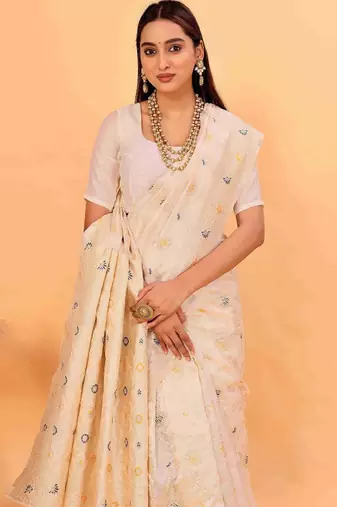 Ethnic motifs zari silk cotton kanjeevaram saree