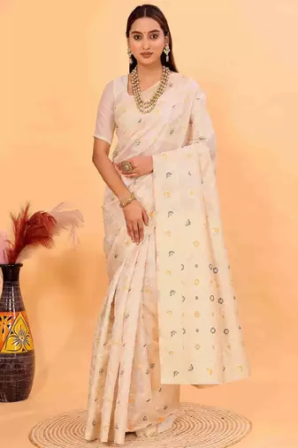 Ethnic motifs zari silk cotton kanjeevaram saree