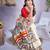 Ethnic motifs printed mysore silk saree