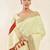 Off-white & gold zari tissue kasavu saree