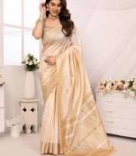 Solid woven design zari kanjeevaram saree