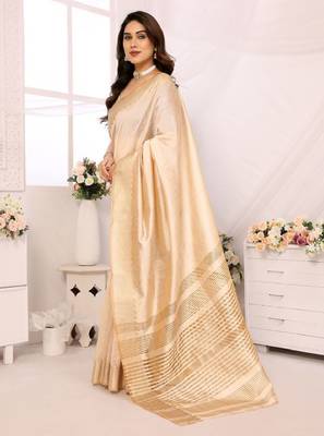 Solid woven design zari kanjeevaram saree 2