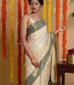 Zari tissue kasavu saree