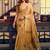 Beige cotton blend saree with litchi work & tassels
