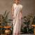 Onam special floral printed kasavu silk saree