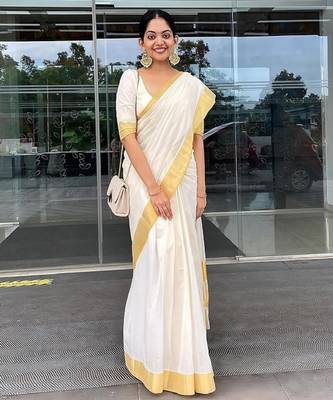 Zari silk cotton kanjeevaram saree 1