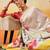 Floral zari art silk ready to wear kasavu saree