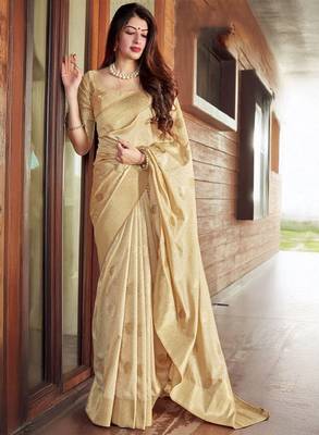 Woven design zari kanjeevaram saree 1