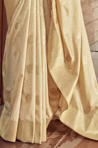 Woven design zari kanjeevaram saree