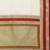 Off-white & maroon solid kasavu saree