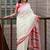Geometric printed pure cotton saree