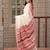 Geometric printed pure cotton saree