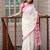 Geometric printed pure cotton saree