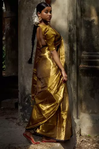 Tissue saree