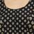 Black cotton sanganeri printed non padded blouse