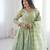  pista green festive anarkali suit set