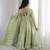  pista green festive anarkali suit set