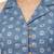 Grey cotton sanganeri printed non padded blouse