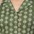 Green cotton sanganeri printed non padded blouse