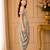 cotton  sleeveless all over printed jumpsuit- olive green