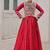 Maroon Navaratri Special Gota Patti Work Lehenga with Gamthi Mirror Patch & Cowrie Lace work Choli