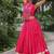 Pink Navaratri Special Gota Patti Work Lehenga with Gamthi Mirror Patch & Cowrie Lace work Choli
