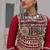 Maroon Navaratri Special Gota Patti Work Lehenga with Gamthi Mirror Patch & Cowrie Lace work Choli