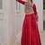 Maroon Navaratri Special Gota Patti Work Lehenga with Gamthi Mirror Patch & Cowrie Lace work Choli