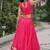 Pink Navaratri Special Gota Patti Work Lehenga with Gamthi Mirror Patch & Cowrie Lace work Choli