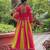 Pink Navaratri Special Mirror Lace Work Lehenga with Gamthi & Cowrie Lace work Choli