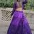 Purple Navaratri Special Leheriya Print with Gota-Patti Lace Work Lehenga Choli