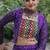 Purple Navaratri Special Leheriya Print with Gota-Patti Lace Work Lehenga Choli