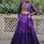 Purple Navaratri Special Leheriya Print with Gota-Patti Lace Work Lehenga Choli