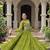 Parrot Green Navaratri Special Leheriya Print with Gota-Patti Lace Work Lehenga Choli- free size
