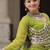 Parrot Green Navaratri Special Leheriya Print with Gota-Patti Lace Work Lehenga Choli