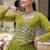 Parrot Green Navaratri Special Leheriya Print with Gota-Patti Lace Work Lehenga Choli