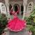 Pink Navaratri Special Leheriya Print with Gota-Patti Lace Work Lehenga Choli