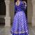 Blue Navaratri Special Kora Cotton Frill Lehenga with Patch Work Georgette Kurti