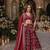 Maroon Viscose Semi Stitched Lehenga Choli with Embroidery & sequin Work