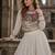 White Silk Free Size Stitched Navratri Lehenga Choli with Embroidery & Mirror Work