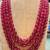 PRECIOUS OVAL SHAPE RUBIES WITH 4 STRANDS 