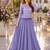 Lavender Simmer Free Size Stitched Lehenga Choli with Embroidery & Jequard Work